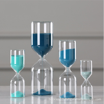 Hourglass High Borosilicate Glass Blue Hourglass Timer